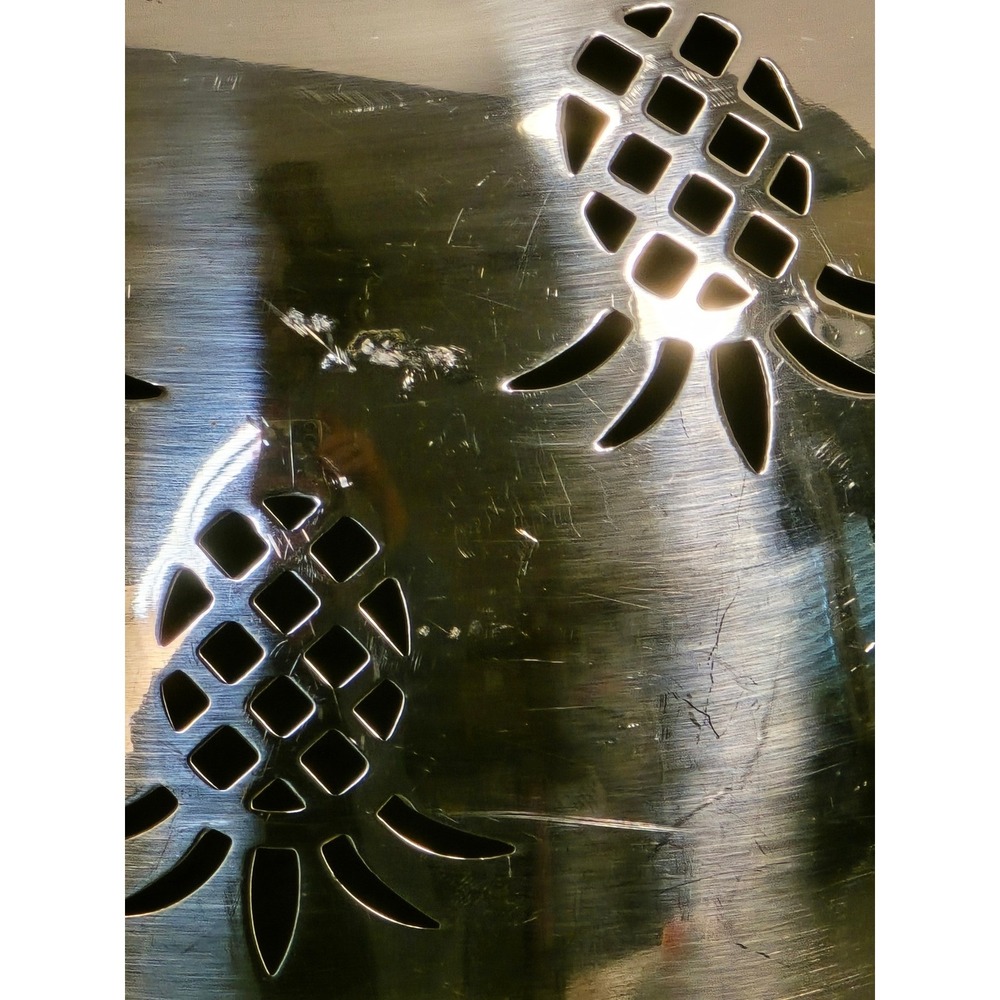 Walir Chand & Co Pineapple Stainless Steel Colander Strainer Pedestal Decorative - Picture 5 of 10